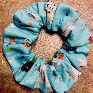 Hand Made Llama Scrunchie
